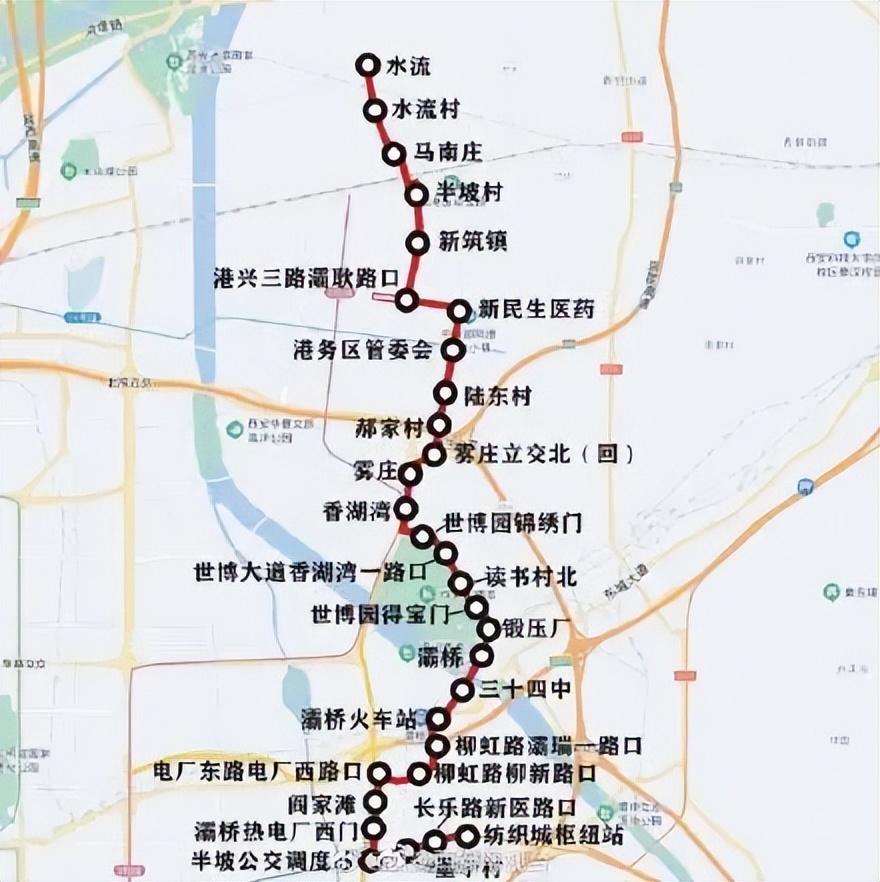 西安公交车701线路图图片