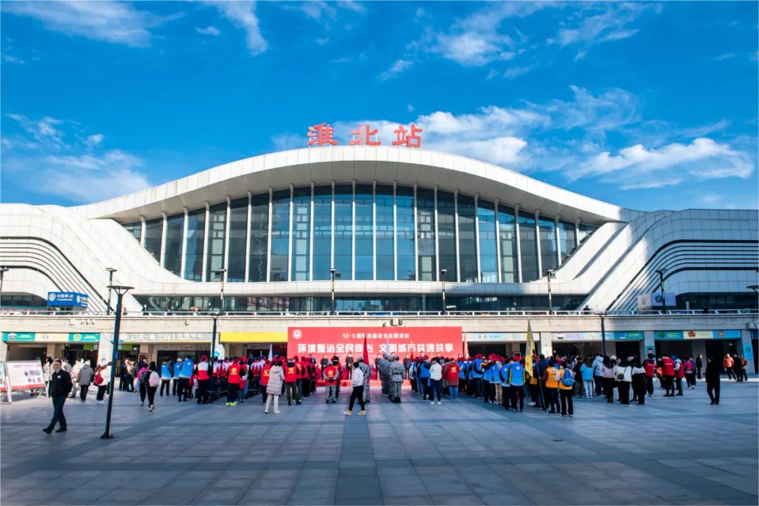 地标式建筑在每个淮北人心中展示着这座城的繁华与璀璨就像一张名片