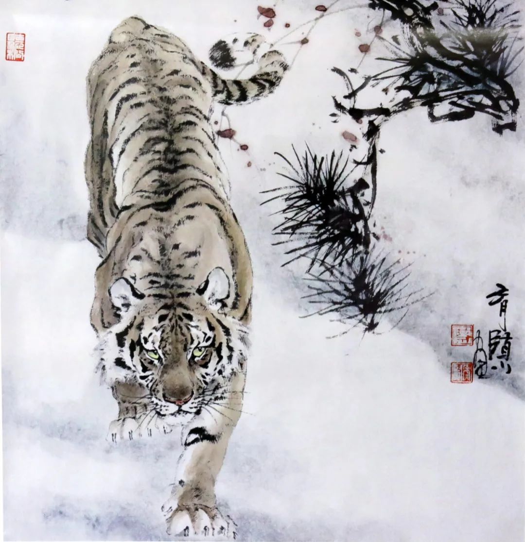 蔡育贤:心有猛虎,自山水中来76名家示范74_澎湃号·政务_澎湃新闻