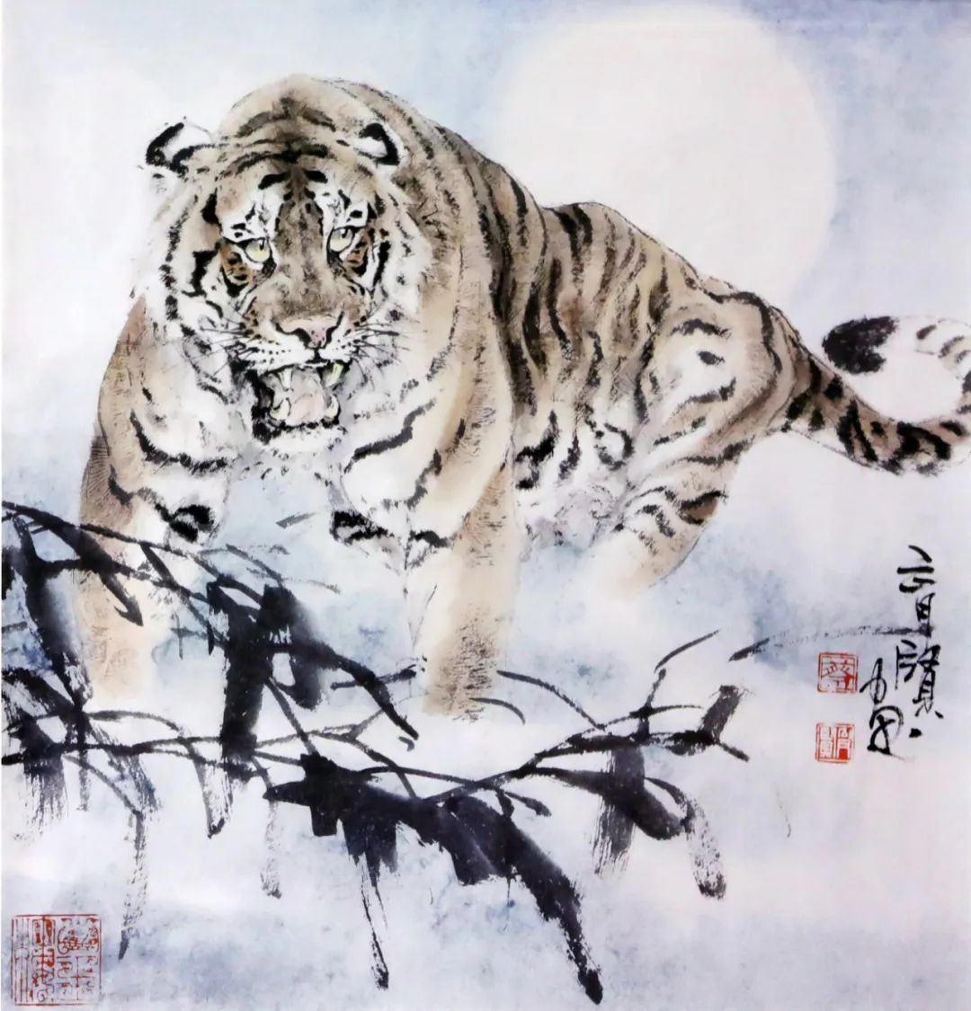 蔡育贤:心有猛虎,自山水中来76名家示范74_澎湃号·政务_澎湃新闻