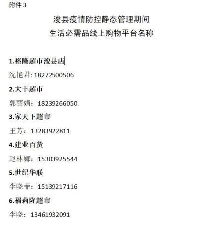 扩散、收藏！山城区、淇县公布线上采购平台（附其他县区详情）