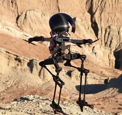 飞行机器人走钢丝玩滑板样样精通