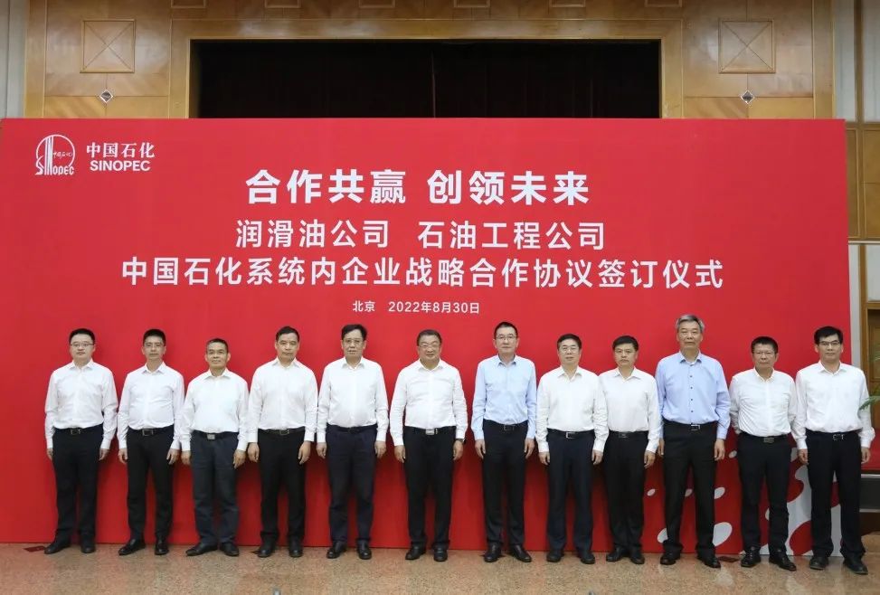 高级副总裁刘宏斌,集团公司物资装备部(国际事业公司)党委书记王玉冰