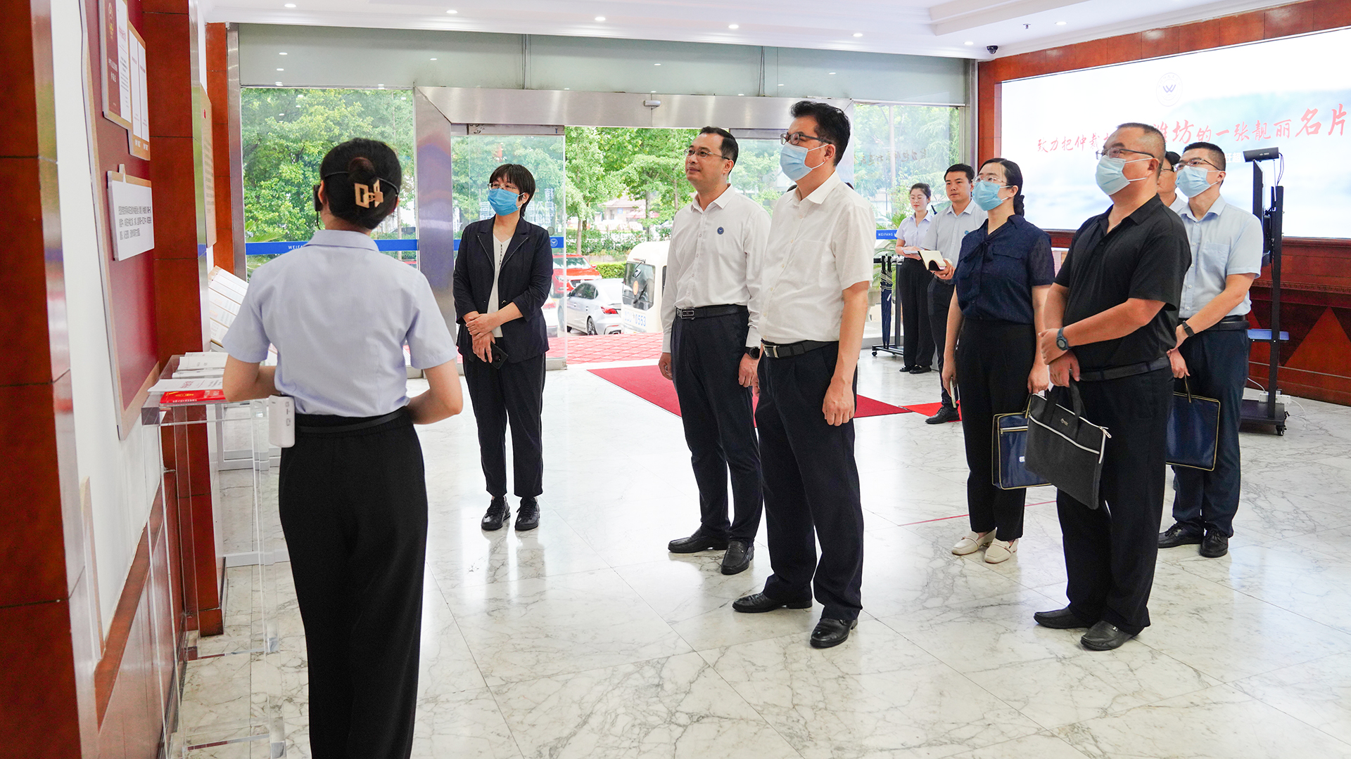 省委依法治省办第二督察组来实地督察