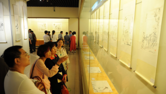 陈啸风先生水墨画展于东阳市博物馆开幕