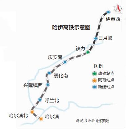 全线开工丨哈伊高铁哈尔滨至铁力段动工