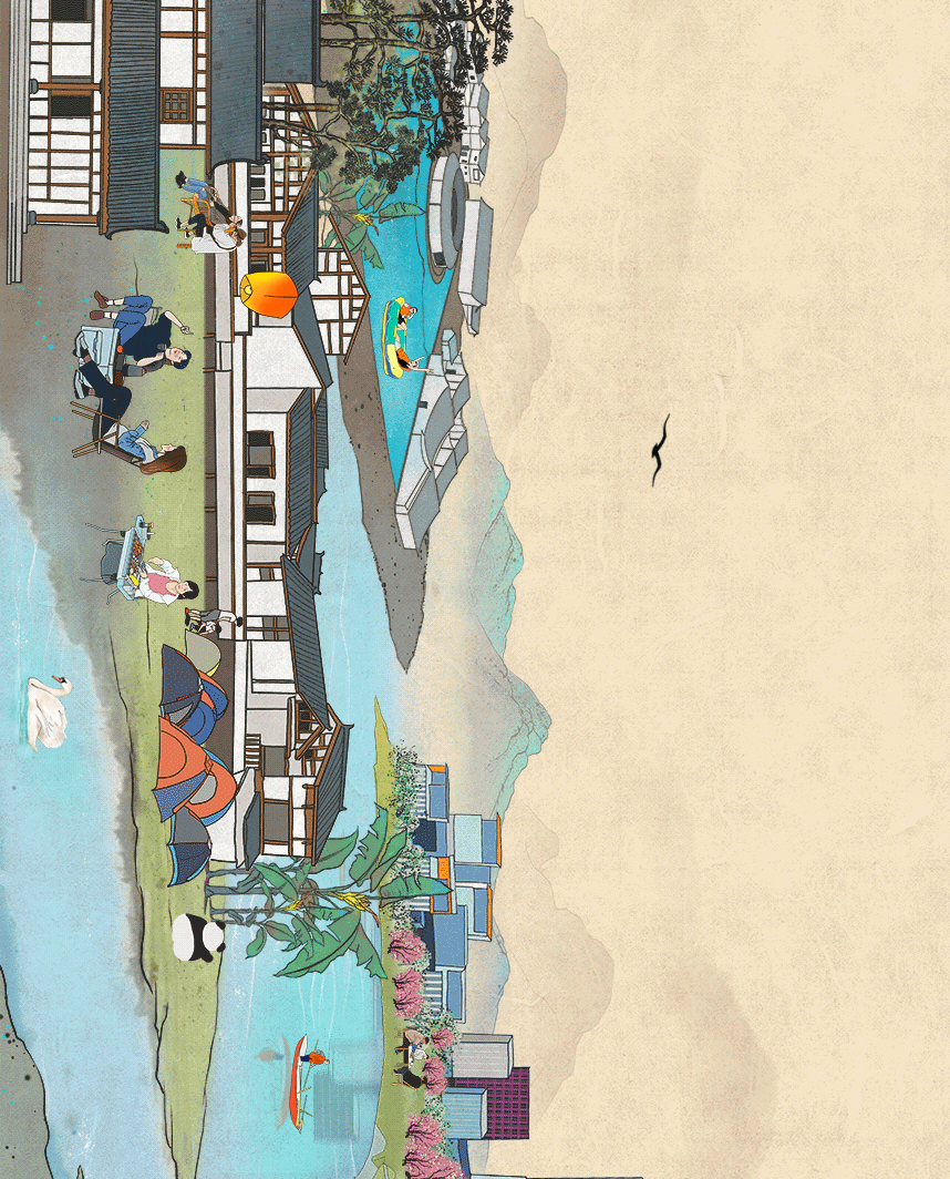 这幅长卷,一镜到底游遍大美新区