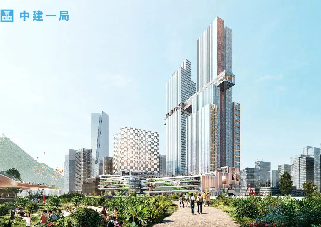 【建证高质量发展】“智”造未来！中建一局自贸时代中心迎来新节点！