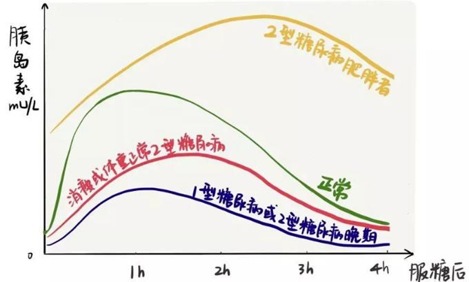 糖耐量试验曲线图图片