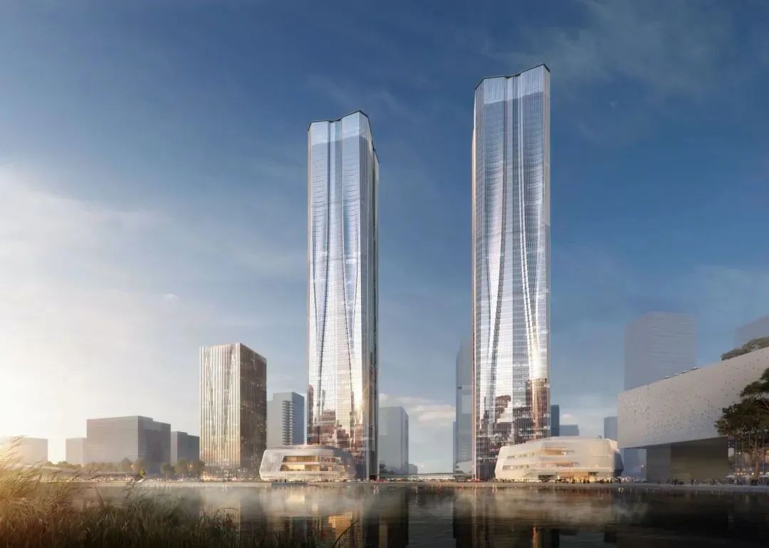 【提示】张江"科学之门"东塔核心筒结构封顶,320米塔楼双双"登顶"