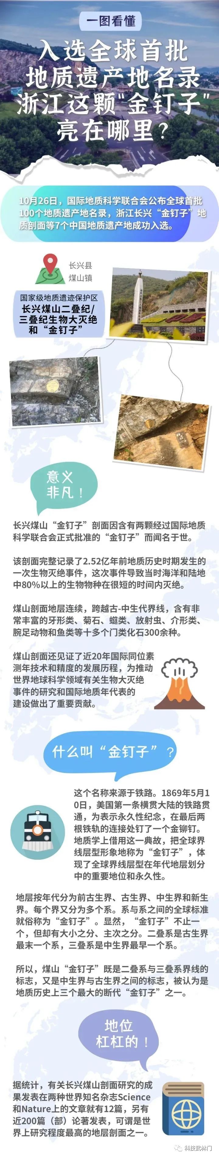 浙江长兴一地入选!全球首批100个地质遗产地名录公布_澎湃号·政务_澎湃新闻-The Paper