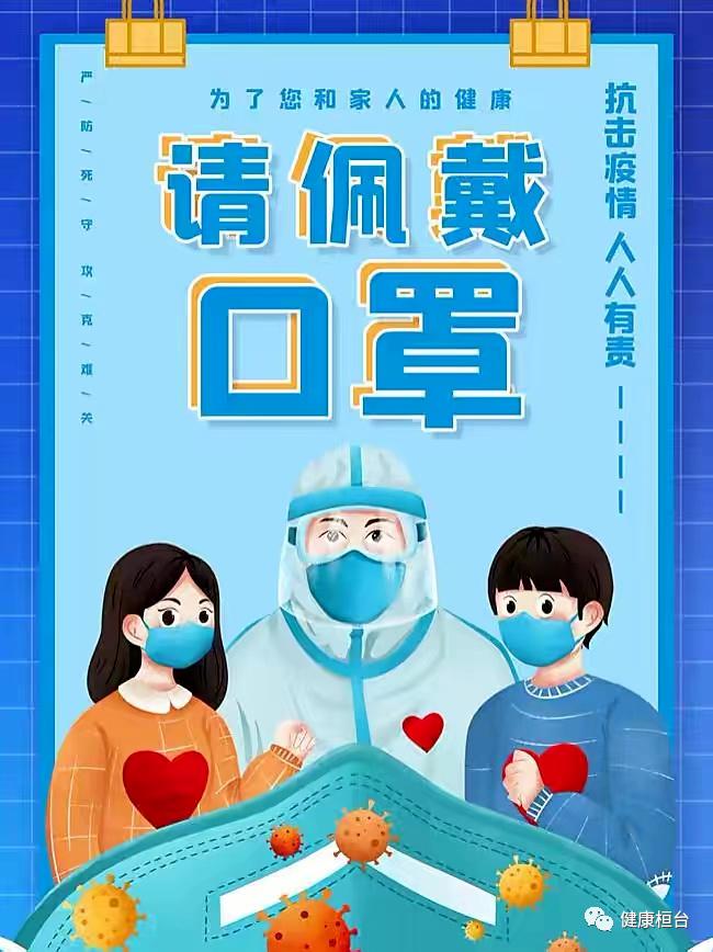 【疫情防控】防控疫情千万条,戴好口罩第一条!