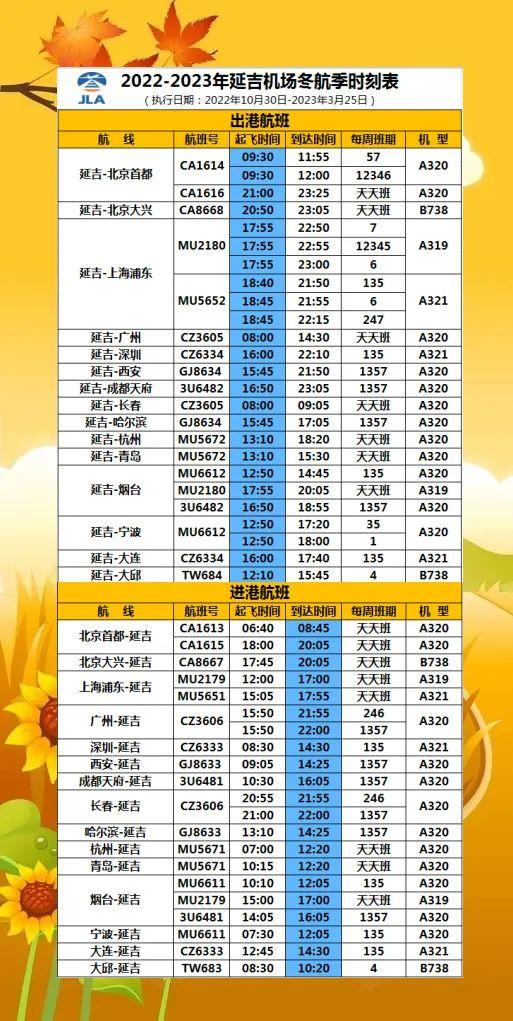 延吉机场新航线通航啦!