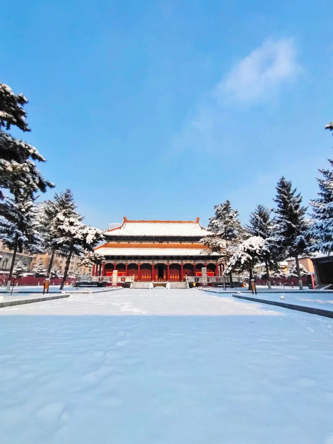 吉林文庙丨白雪红墙 静谧古朴_澎湃号·政务_澎湃新闻-the paper