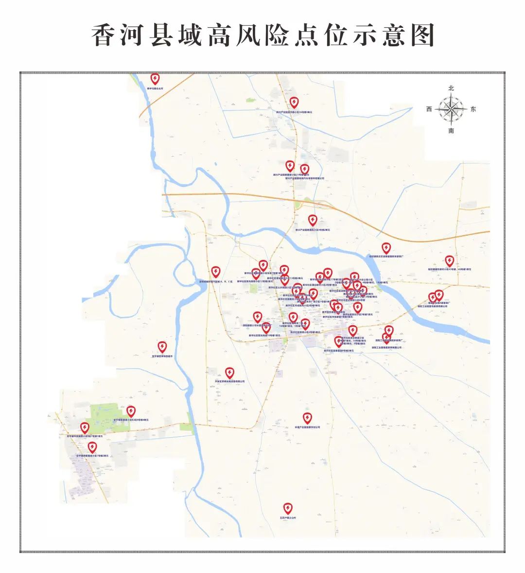 香河县各乡镇村地图图片