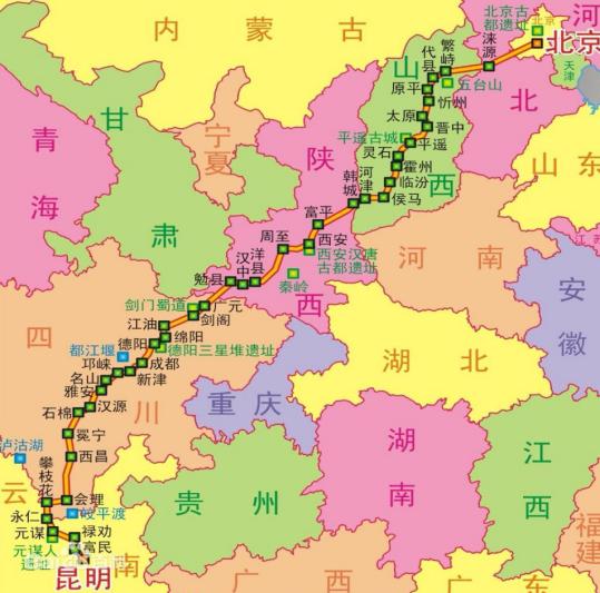 国道358线图经线路图图片