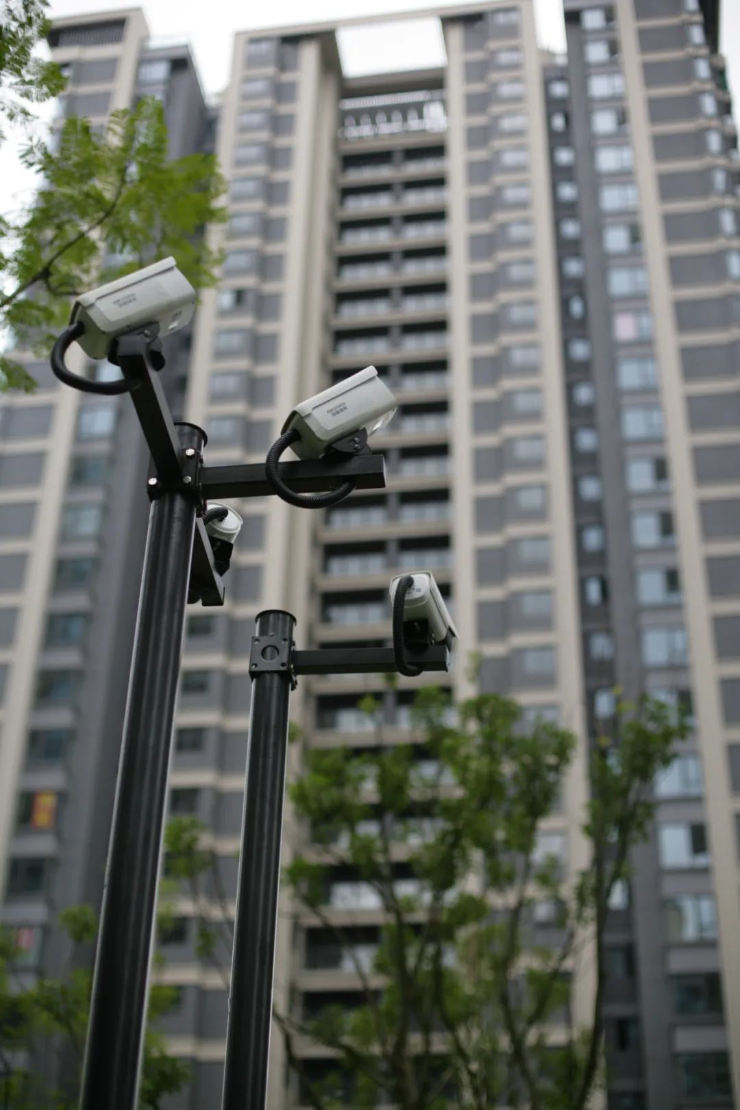 园区设置可以监控高空抛物的摄像头"招商会"的一键报修,也是一项极需