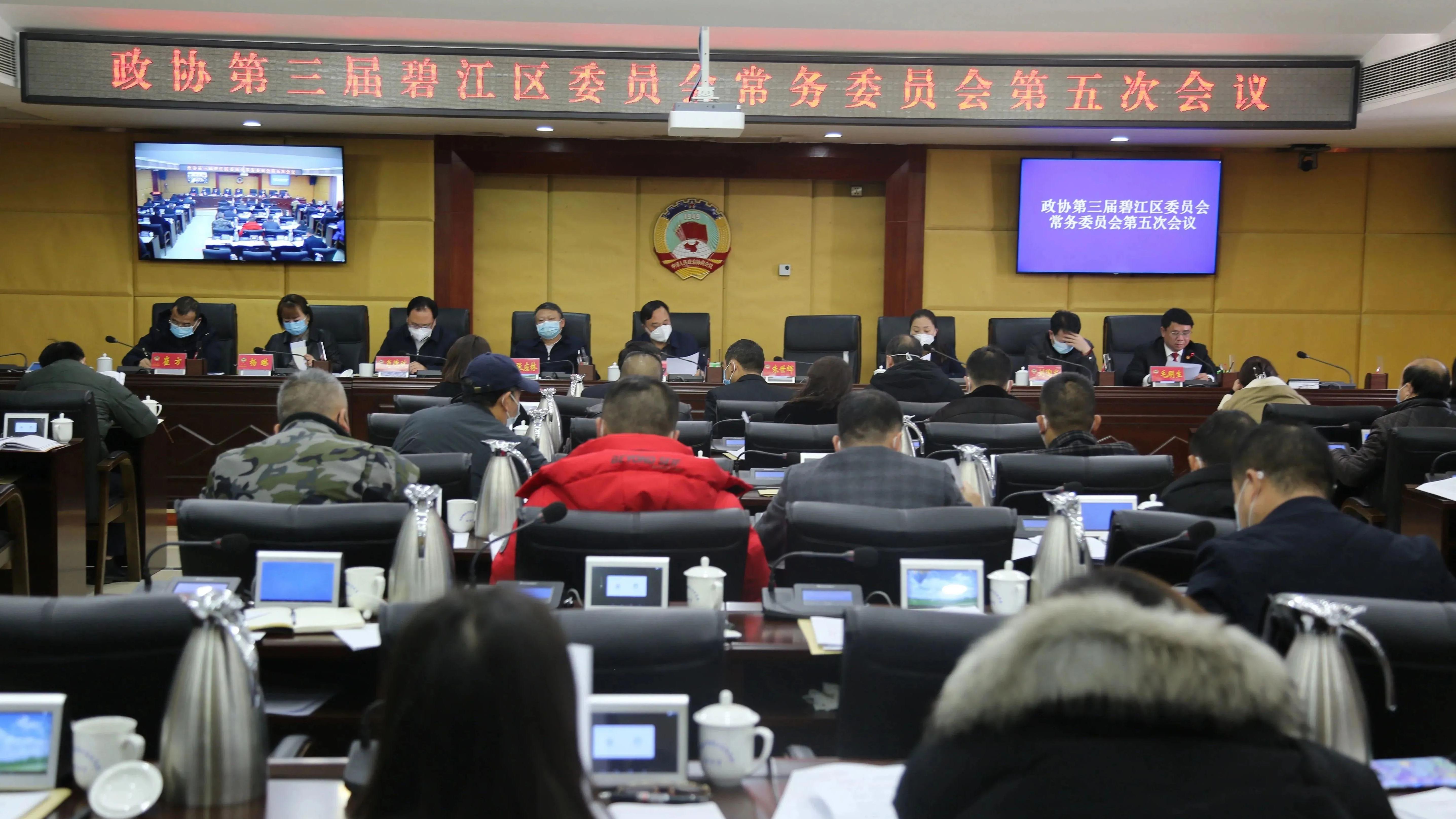 碧江区法院向区政协常委会通报2022年工作情况
