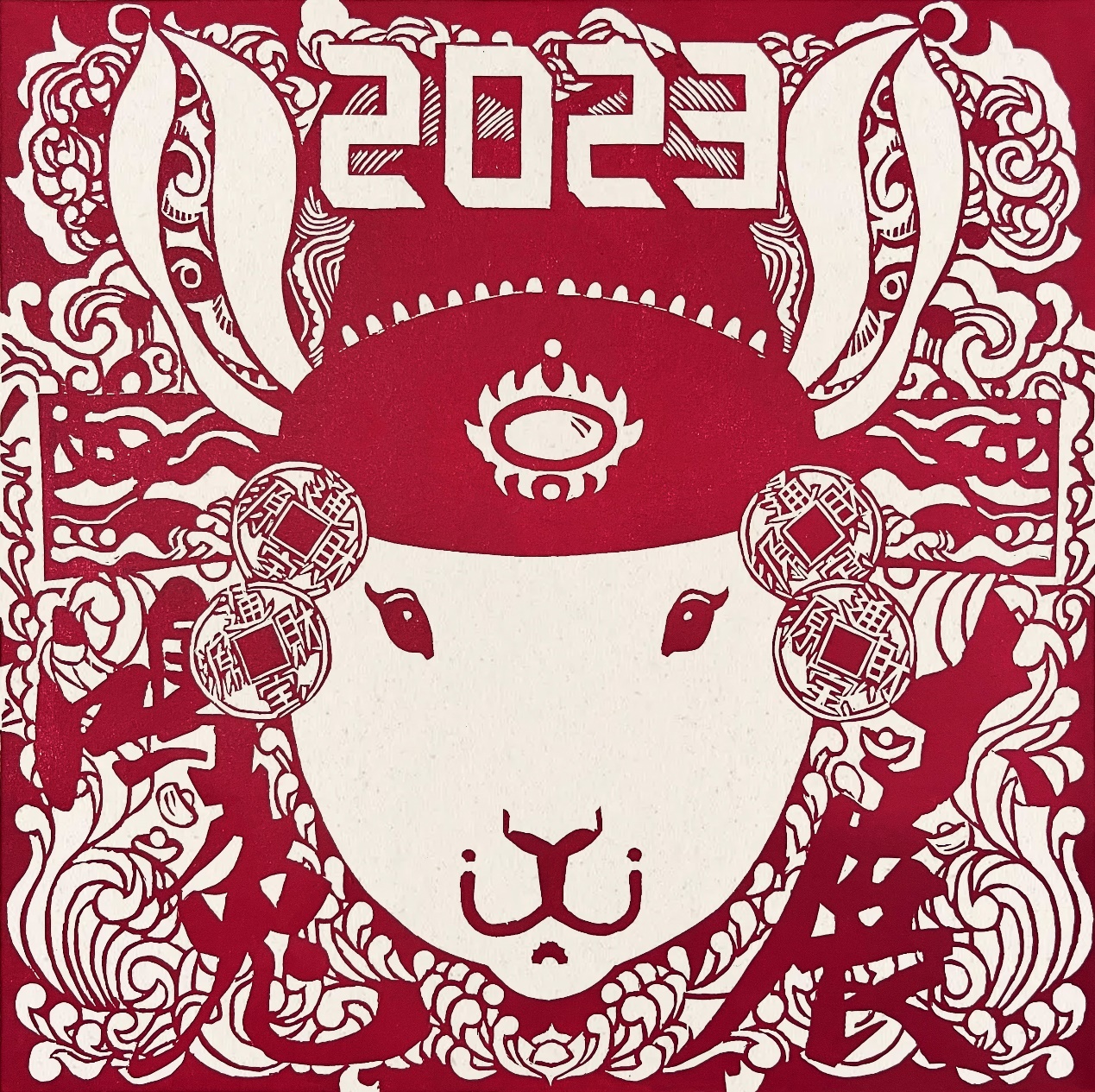 2023玉兔迎春丨玉兔报新春 艺术著华章——访《大展鸿兔》作者马丽娜_澎湃号·媒体_澎湃新闻-The Paper