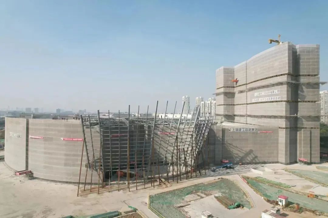 上海长征医院浦东医疗区主体结构封顶