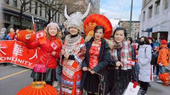 ​​​​​​​中国新年氛围浓，特鲁多亮相温哥华华埠春节大游行