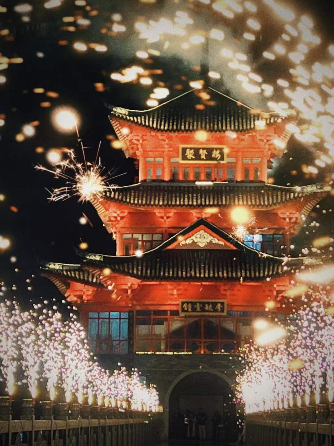 行通济、烟花秀、醒狮表演、花海晚会…元宵节三水火爆出圈_澎湃号·政务_澎湃新闻-The Paper