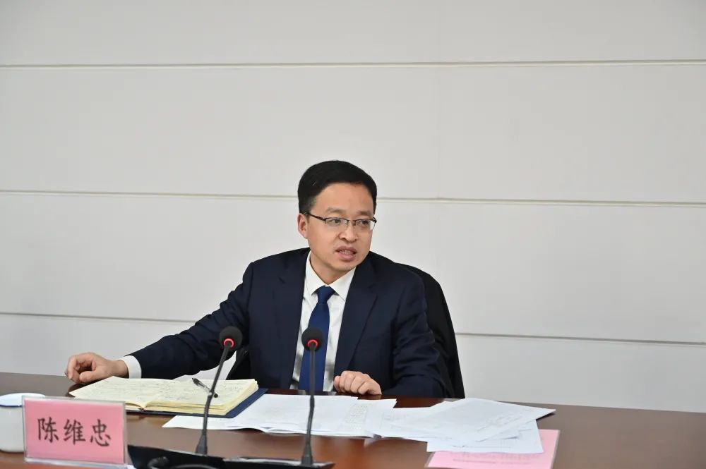 市委常委县委书记陈维忠同志到兰考县法院调研