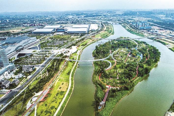 已完成生态修复和移交管理工作磨盘洲生态公园从长沙市会展公司了解到