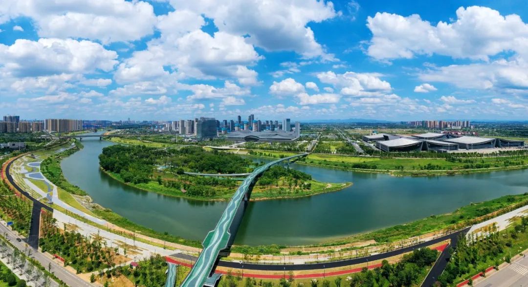 超美!高铁会展绿心!磨盘洲生态公园逐步开放
