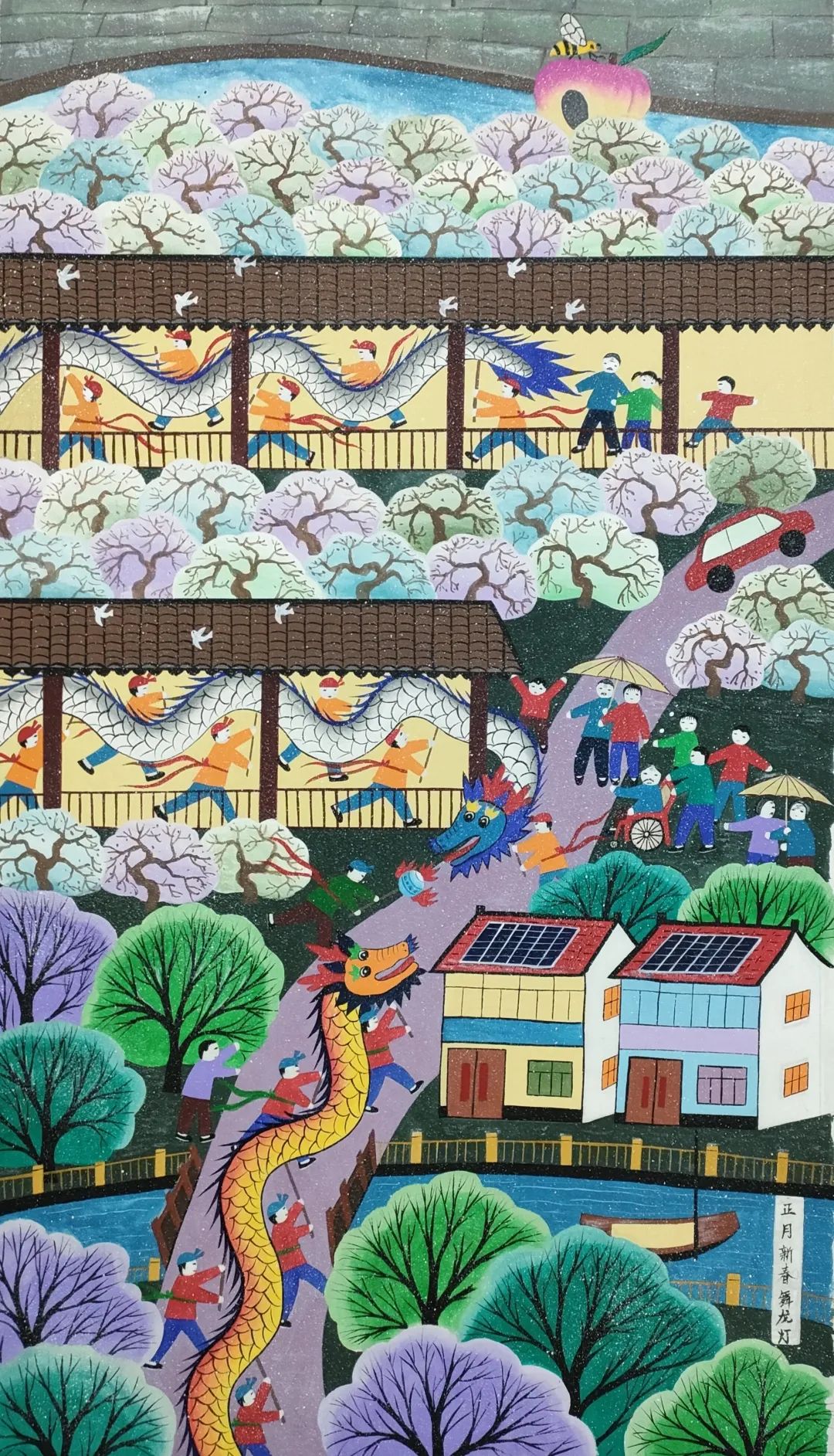 【农民画韵】金山农民画作品系列展·新作欣赏(一)_澎湃号·政务_澎湃