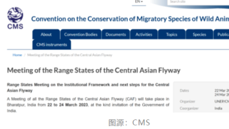 《保護野生動物遷徙物種公約》將于2023年3月22日至24日舉辦中亞遷飛路線沿途國家會議