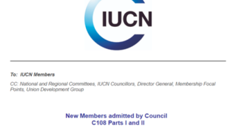 IUCN第108次理事会批准23家新成员加入联盟
