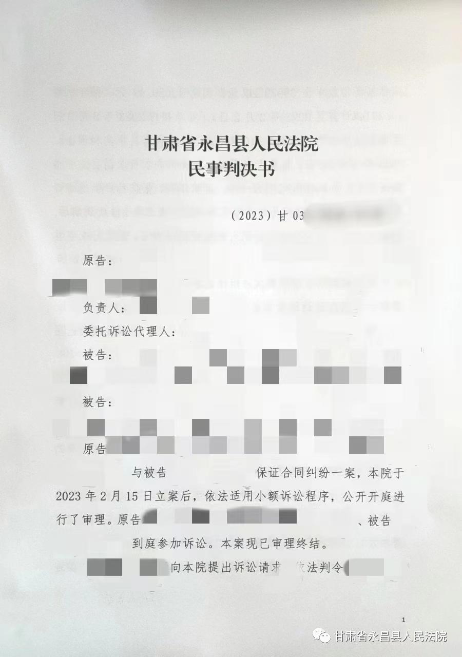 小额诉讼程序令状式判决书来了,请查收!