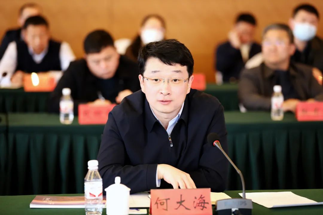 何大海会见海亮集团,黑龙江省浙江商会等企业家一行