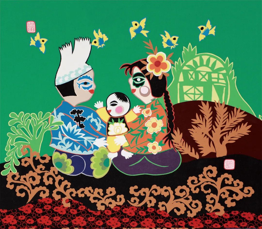 幼儿园手工制作民族人物布贴画DIY环创布置中国风装饰画工厂直销-阿里巴巴