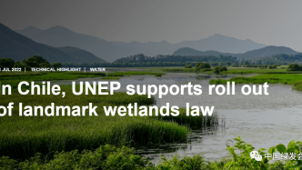 联合国环境署支持智利推出具有里程碑意义的湿地法