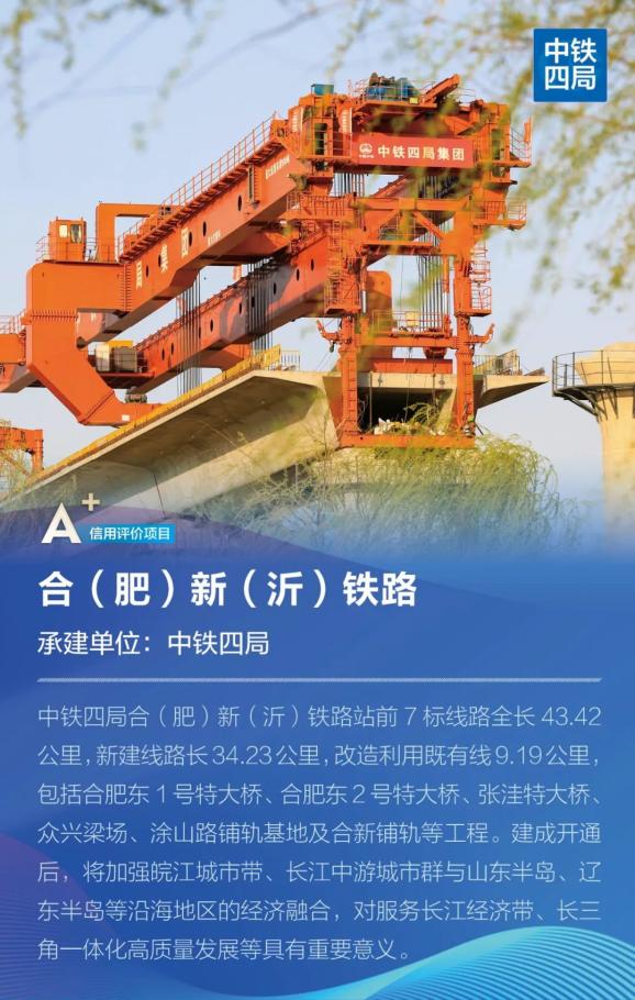 五连冠!中铁四局以32次信用A级持续领跑_澎湃号·政务_澎湃新闻-The Paper