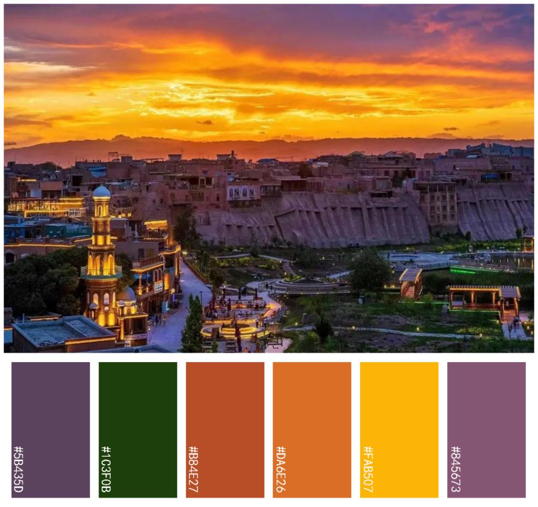 美!喀什的春日色卡