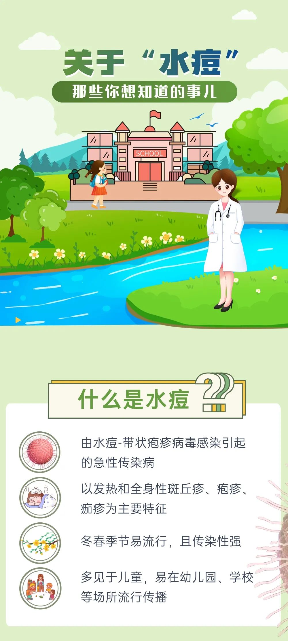 健康科普水痘科普知识为您一站式备齐