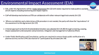 海洋理事会法律顾问讲解环境影响评估（EIA）