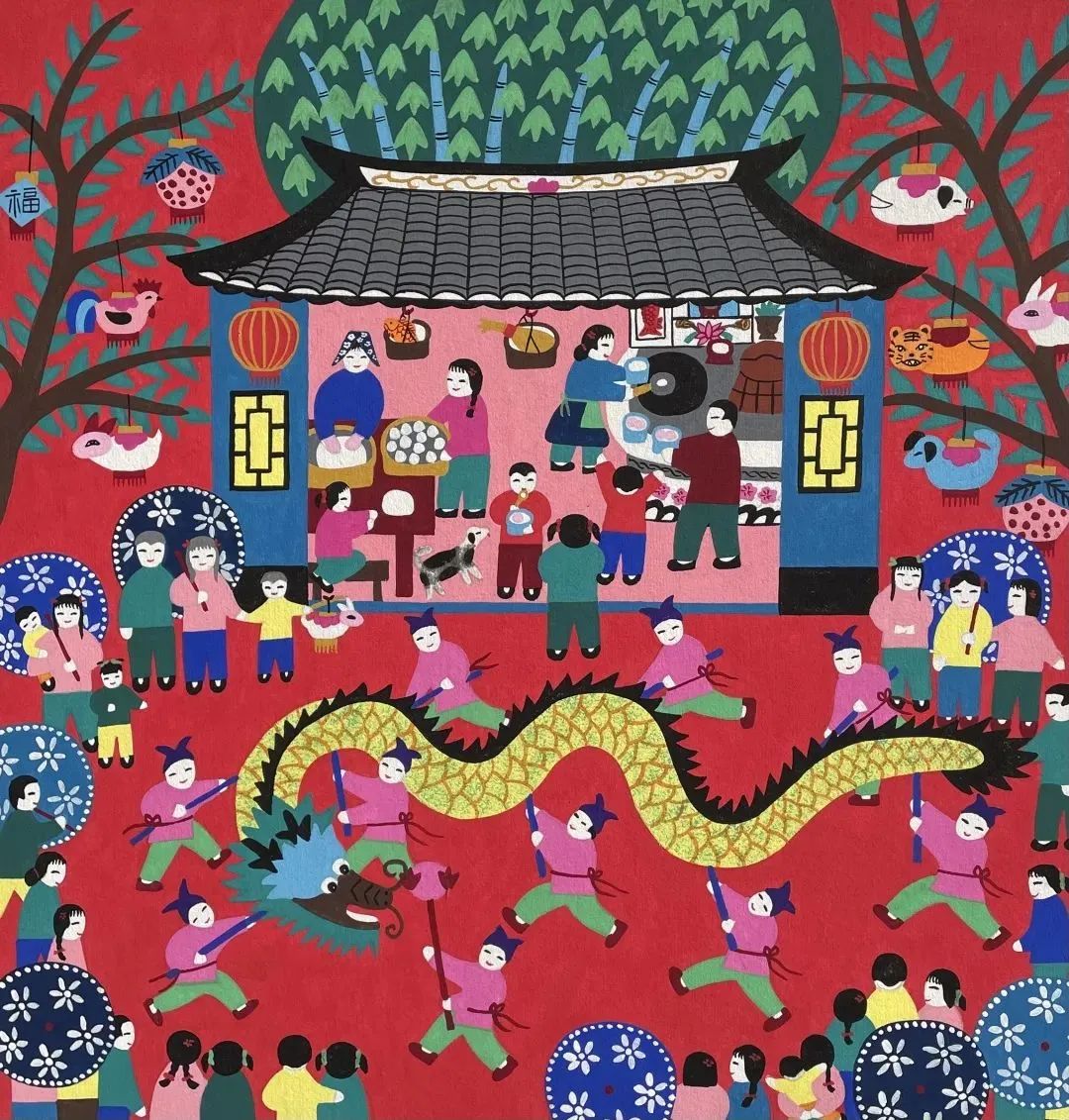 【农民画韵】画里有情  强国有我——金山农民画作品系列展(九)