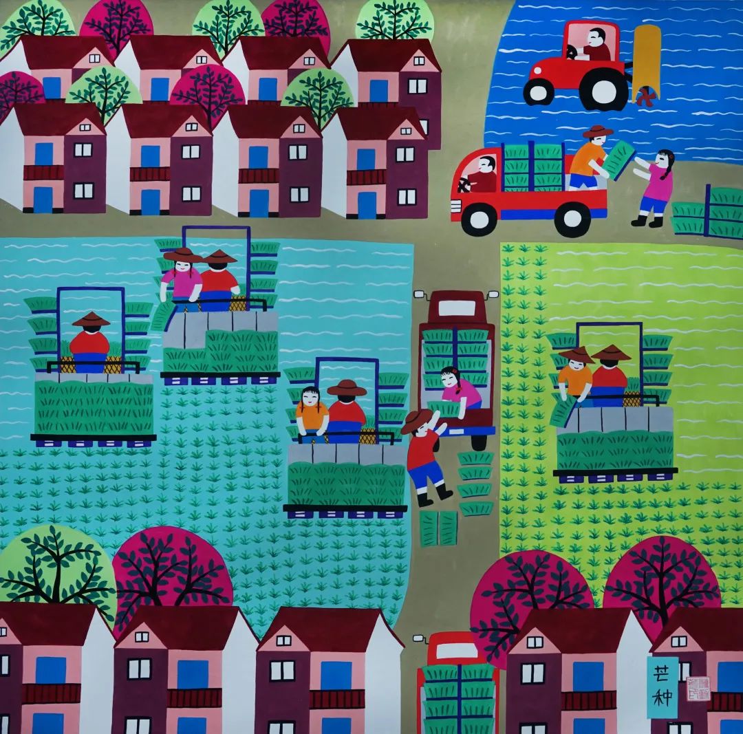【农民画韵】画里有情  强国有我——金山农民画作品系列展(九)