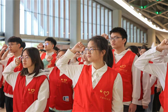 杭州市首个亚运场馆志愿者团队临时团委成立