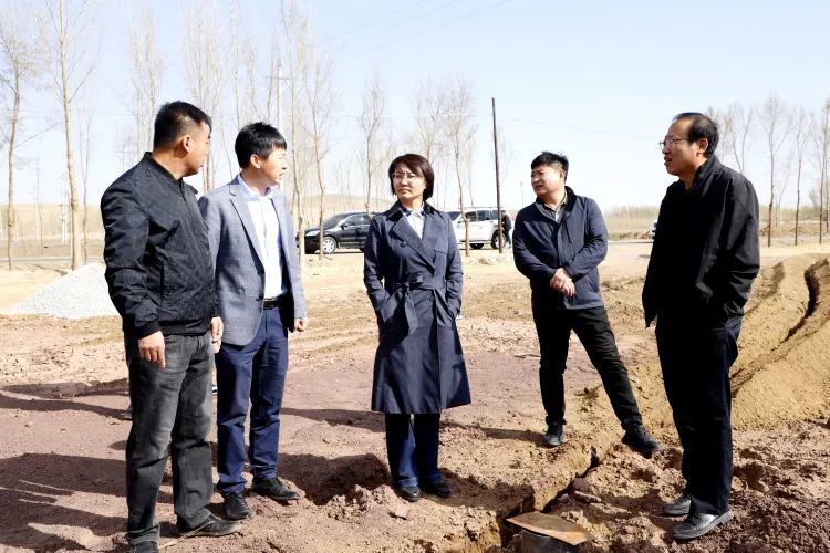 包文兰调研指导高标准农田项目、侵蚀沟治理项目建设情况