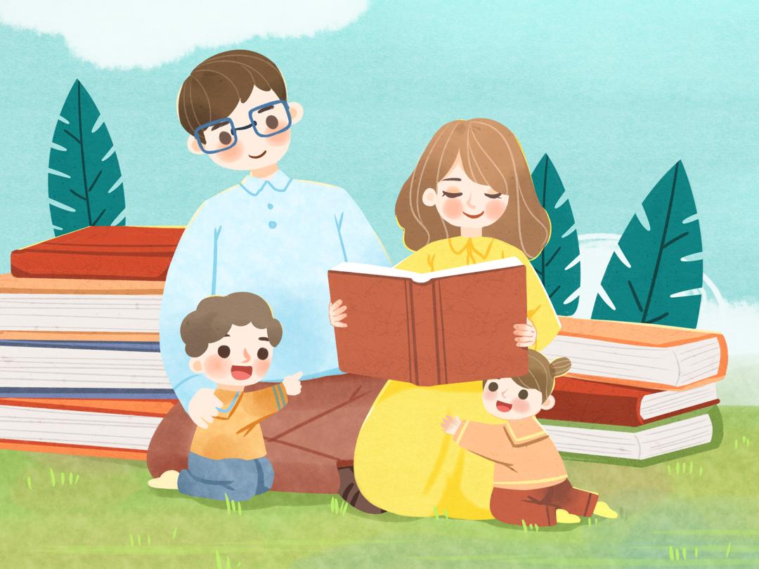 人物卡通儿童读书学习校园图书日 读书日国际儿童读书日开学季png素材免费下载 - 觅知网