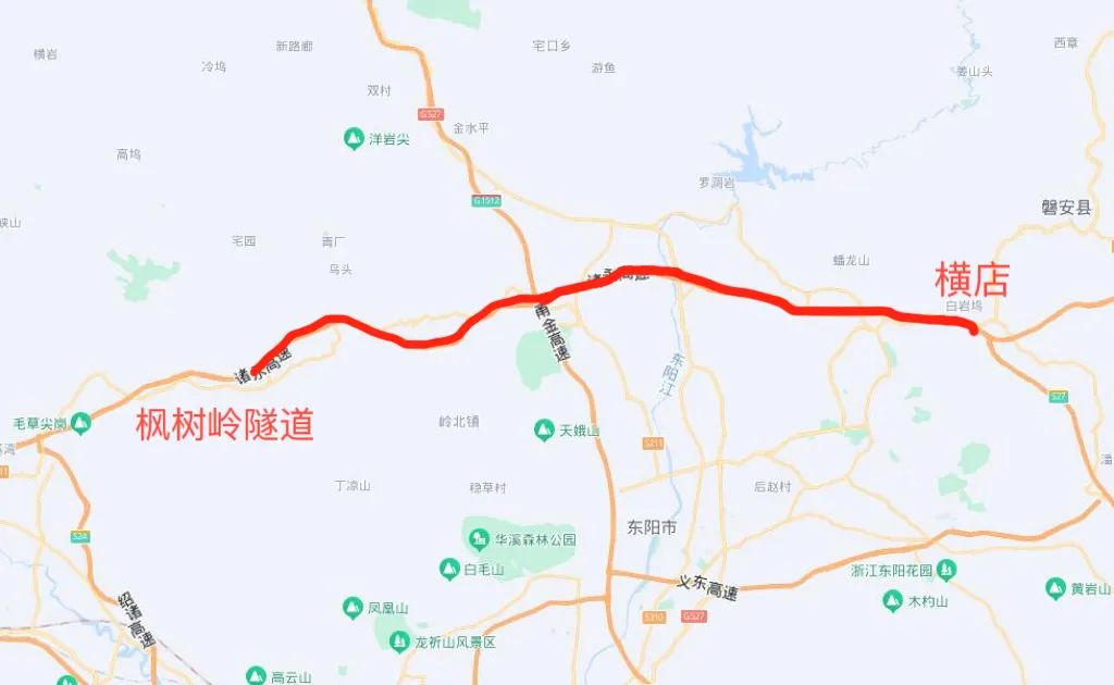 诸永高速隧道一览表图片