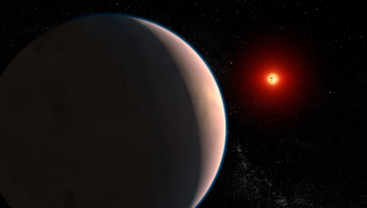 韦伯望远镜探测到水蒸气痕迹，来自绕行红矮星的岩石行星