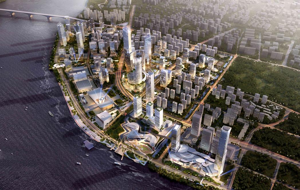 市第十三次党代会提出,要以世界眼光,国际标准规划建设瓯江新城.