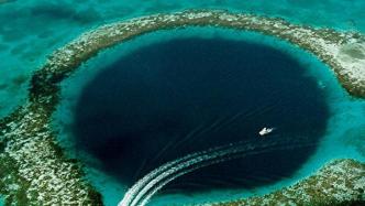 加勒比海发现世界第二大蓝洞，科学家吁保护