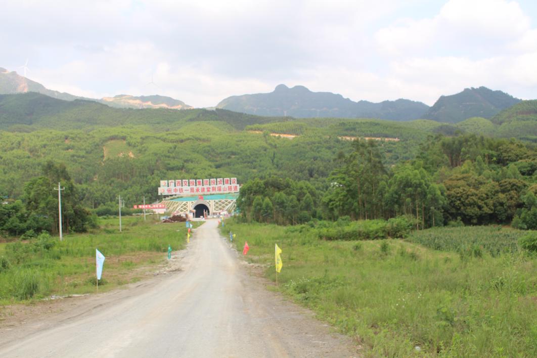 平那高速公路武宣至平南段经过东乡镇,在相关路口(出入口)进入河马